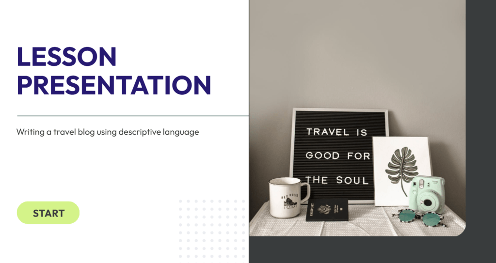 Gagné’nin Öğretim Modeli ile Eğitim Teknolojisini birleştiren ders sunumu giriş sayfası